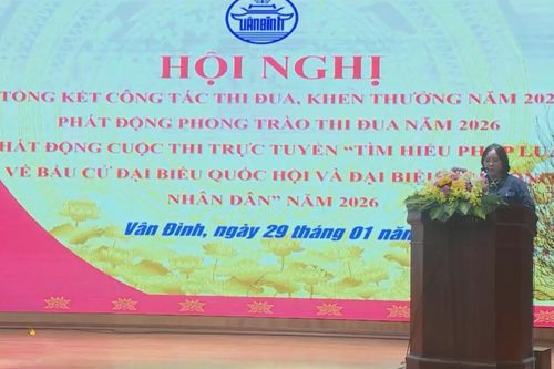 Xã Vân Đình phát động phong trào thi đua năm 2026