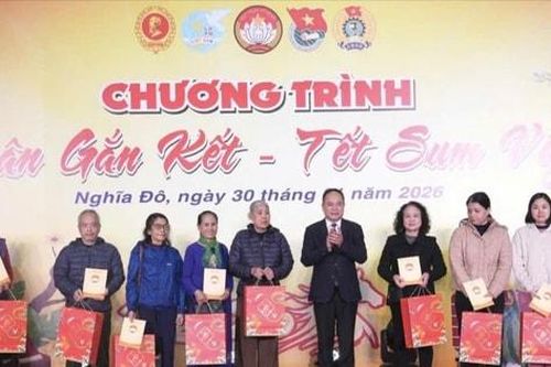 'Xuân gắn kết - Tết sum vầy': Lan tỏa tinh thần đại đoàn kết ở phường Nghĩa Đô