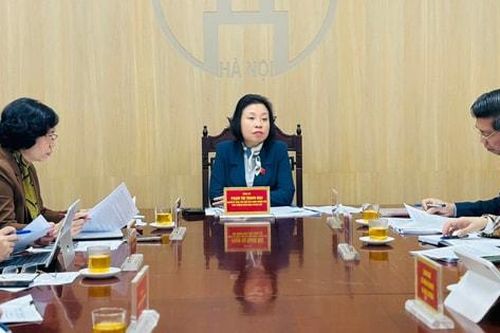 Phó Chủ tịch HĐND TP Hà Nội Phạm Thị Thanh Mai tiếp công dân định kỳ