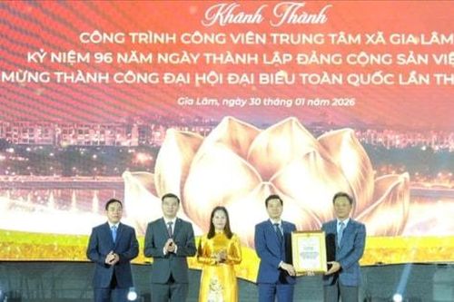 Khánh thành công trình Công viên Gia Lâm