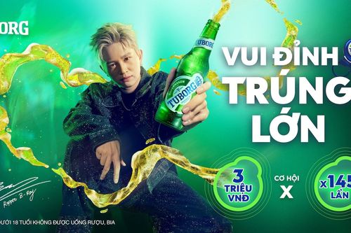'Giật nắp' bia Tuborg, người chơi bất ngờ nhận giải 435 triệu đồng