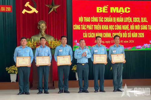 Thiếu tá Lê Khánh Trung-Người cán bộ Phòng không tận tụy, trách nhiệm
