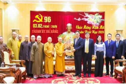 Lãnh đạo thành phố tiếp các đơn vị, tổ chức thăm, chúc Tết cổ truyền