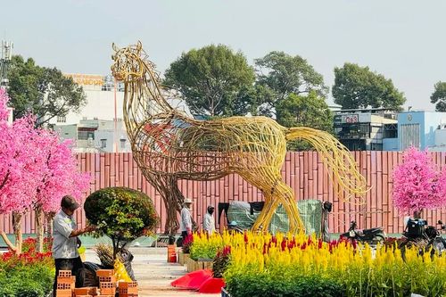 Công viên vườn hoa tạm 152 Trần Phú: Sẵn sàng bàn giao ngày 8-2