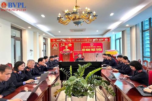 VKSND khu vực 5 - Thanh Hóa: Hội nghị công chức, người lao động năm 2026 theo mô hình 'phòng họp không giấy'