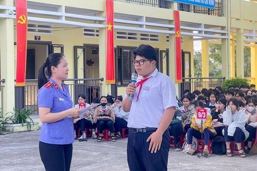 VKSND khu vực 10, TP Đà Nẵng tuyên truyền pháp luật về pháo nổ