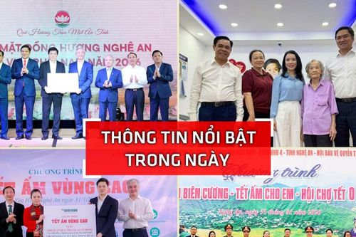 Nghệ An: Thông tin nổi bật ngày 31/1