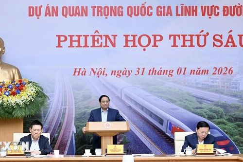 Thủ tướng chủ trì Phiên họp thứ sáu Ban chỉ đạo các dự án quan trọng lĩnh vực đường sắt