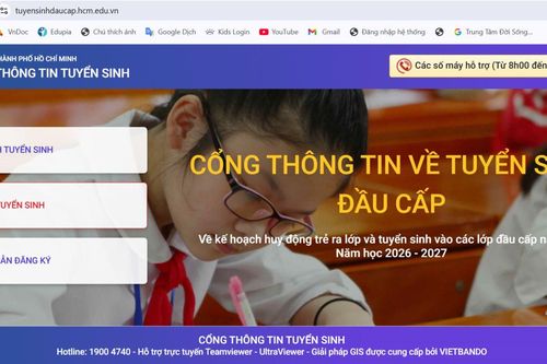 TP Hồ Chí Minh: Rà soát dữ liệu học sinh phục vụ tuyển sinh đầu cấp trực tuyến