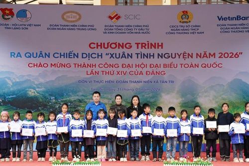 Xuân yêu thương đến với trẻ em vùng cao Lạng Sơn, Cao Bằng