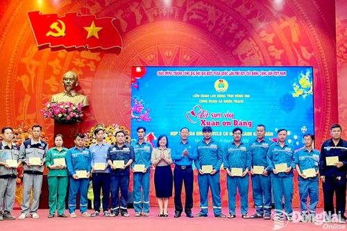 Công đoàn Đồng Nai sẽ tổ chức chương trình Tết Sum vầy tại 6 khu vực tập trung đông công nhân