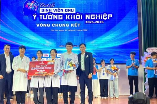 Chung kết cuộc thi 'Sinh viên QNU với ý tưởng khởi nghiệp'