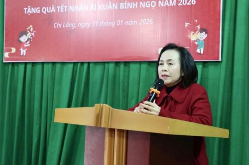 Đồng chí Phó Bí thư Thường trực Tỉnh ủy thăm, tặng quà tết tại xã Chi Lăng