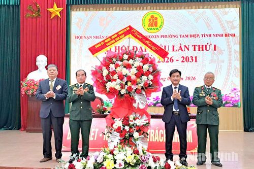 Đại hội đại biểu Hội Nạn nhân chất độc da cam/Dioxin phường Tam Điệp lần thứ I, nhiệm kỳ 2026-2031