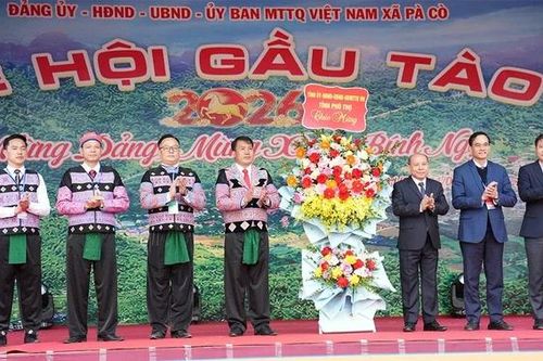 Khai mạc Lễ hội Gầu Tào dân tộc Mông xã Pà Cò năm 2026
