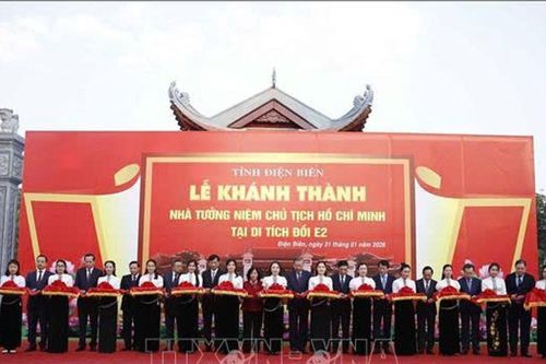 Khánh thành Nhà tưởng niệm Chủ tịch Hồ Chí Minh tại Điện Biên