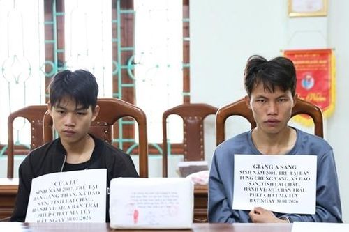 Công an Lai Châu bắt giữ 2 đối tượng, thu 2 bánh heroin