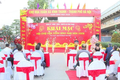 Xã Vĩnh Thanh tổ chức Hội chợ hoa xuân Bính Ngọ