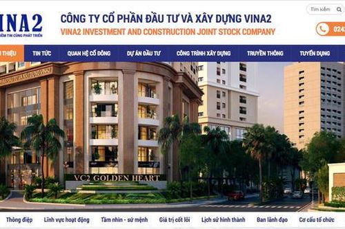 Vina2 (VC2): Vốn điều lệ tăng lên 760 tỷ đồng, chi hàng trăm tỷ làm dự án tại cửa ngõ Mộc Châu