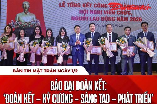 Bản tin Mặt trận sáng 1/2