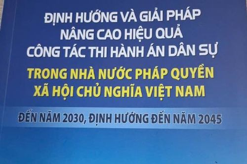 Sách về công tác thi hành án dân sự