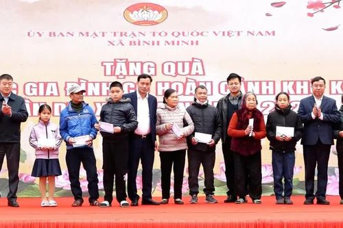 Xã Bình Minh: Ấm áp nghĩa tình chương trình 'Tết sum vầy – Xuân ơn Đảng'