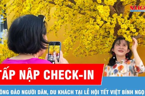 Đông đảo người dân, du khách check-in Lễ hội Tết Việt Bính Ngọ 2026