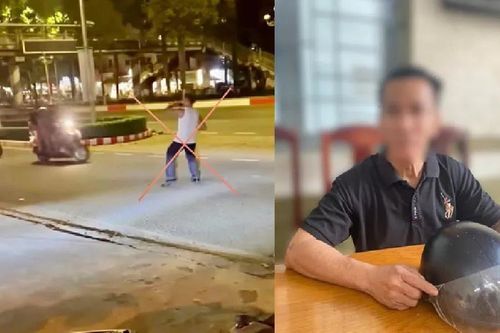 Nhảy nhót trên đường, người đàn ông bị công an mời làm việc