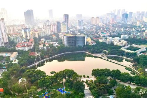 Diện mạo mới của công viên Nghĩa Đô