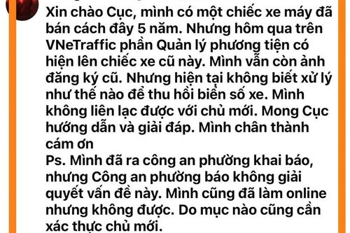 Kiểm điểm cán bộ đăng ký xe nếu không tiếp nhận, hướng dẫn kê khai xe đã bán, cho tặng