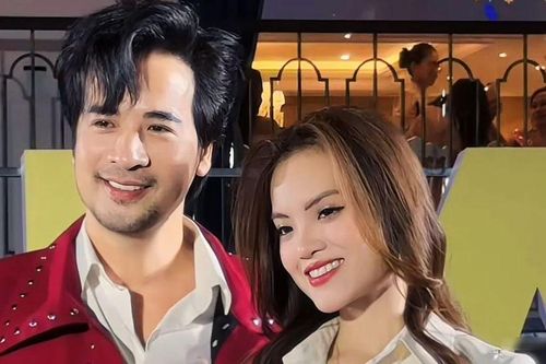 Diễn viên Đoàn Minh Tài tình tứ bên vợ kém 16 tuổi