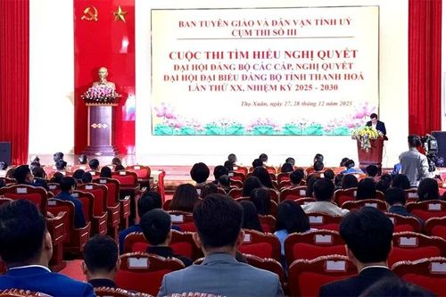 Lan tỏa nghị quyết đại hội đảng qua các cuộc thi, hội nghị học tập, nghiên cứu, quán triệt