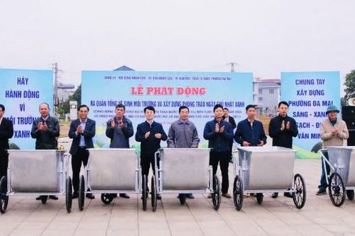 Phường Đa Mai ra quân hưởng ứng phong trào 'Ngày Chủ nhật xanh'