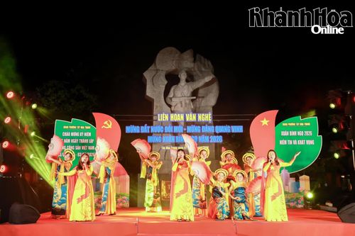 Phường Tây Nha Trang tổ chức liên hoan văn nghệ mừng Đảng, mừng xuân