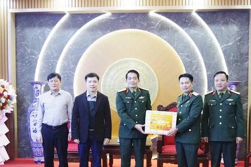 Bộ CHQS tỉnh kiểm tra công tác sẵn sàng chiến đấu và chúc Tết Ban Chỉ huy Phòng thủ khu vực 2 - Thống Nhất