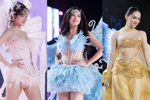 Dàn Hoa - Á hậu xuất hiện như thiên thần tại concert Bắc Bling của Hòa Minzy