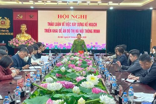 Thảo luận xây dựng kế hoạch triển khai Đề án đô thị Hà Nội thông minh