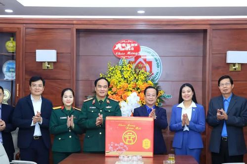 Lãnh đạo thành phố Hà Nội thăm, chúc Tết tại Bệnh viện Trung ương Quân đội 108