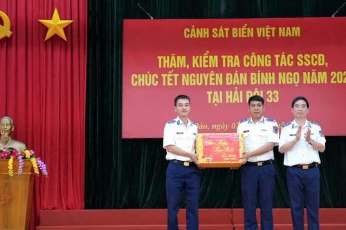 Trung tướng Bùi Quốc Oai, Chính ủy Cảnh sát biển Việt Nam kiểm tra, thăm, chúc Tết ở Côn Đảo