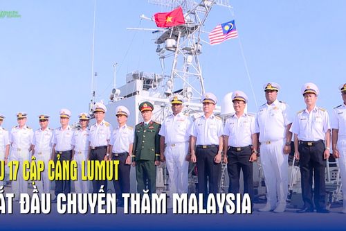 Tàu 17 cập cảng Lumut, bắt đầu chuyến thăm Malaysia