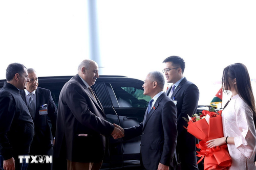 Chủ tịch Hạ viện Jordan đến Hà Nội, bắt đầu thăm chính thức Việt Nam