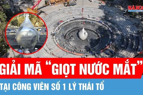 Tượng đài 'Giọt nước mắt' tại công viên số 1 Lý Thái Tổ: Biểu tượng của lòng trắc ẩn