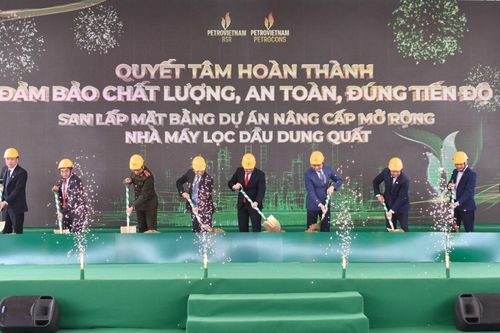 Khởi công san lấp mặt bằng Dự án NCMR: Dấu mốc quan trọng trong sự phát triển NMLD Dung Quất