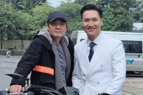 Mạnh Trường hội ngộ 'bố vợ' trong khung hình mới