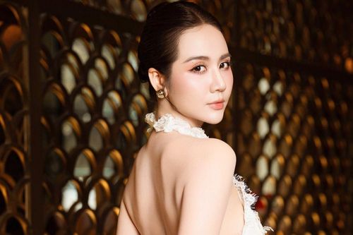 Huyền Lizzie diện đầm khoét lưng, gây thương nhớ trong loạt ảnh mới