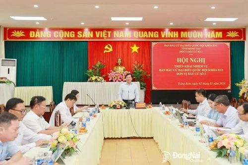 Ban bầu cử Đơn vị số 2 tỉnh Đồng Nai triển khai nhiệm vụ bầu cử đại biểu Quốc hội khóa XVI