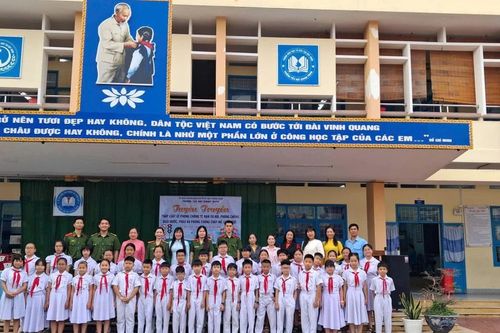Tuyên truyền pháp luật cho hơn 1.400 học sinh Trường Tiểu học Quang Trung
