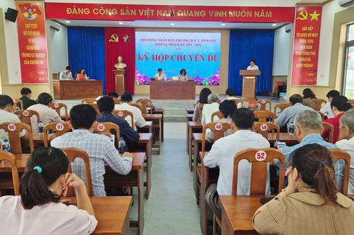 Kỳ họp chuyên đề HĐND phường Bắc Cam Ranh khóa I