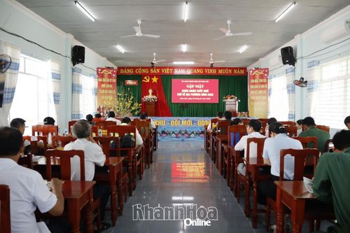 Xã Ninh Hải gặp mặt quân nhân xuất ngũ năm 2026