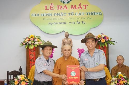Đà Nẵng: Thành lập Gia đình Phật tử Cát Tường